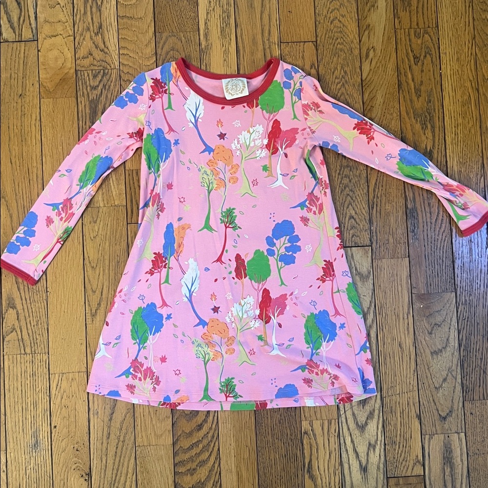 The Beaufort Bonnet Company Pink Floral Kids Dress
